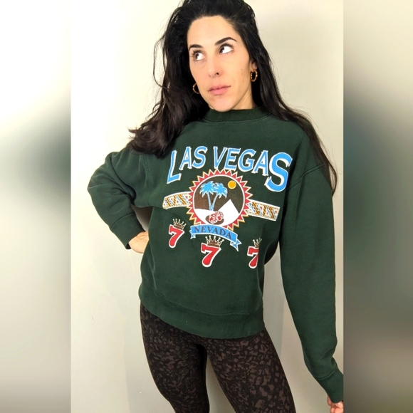 Vintage Tops - VINTAGE Las Vegas CREWNECK Size  small / med